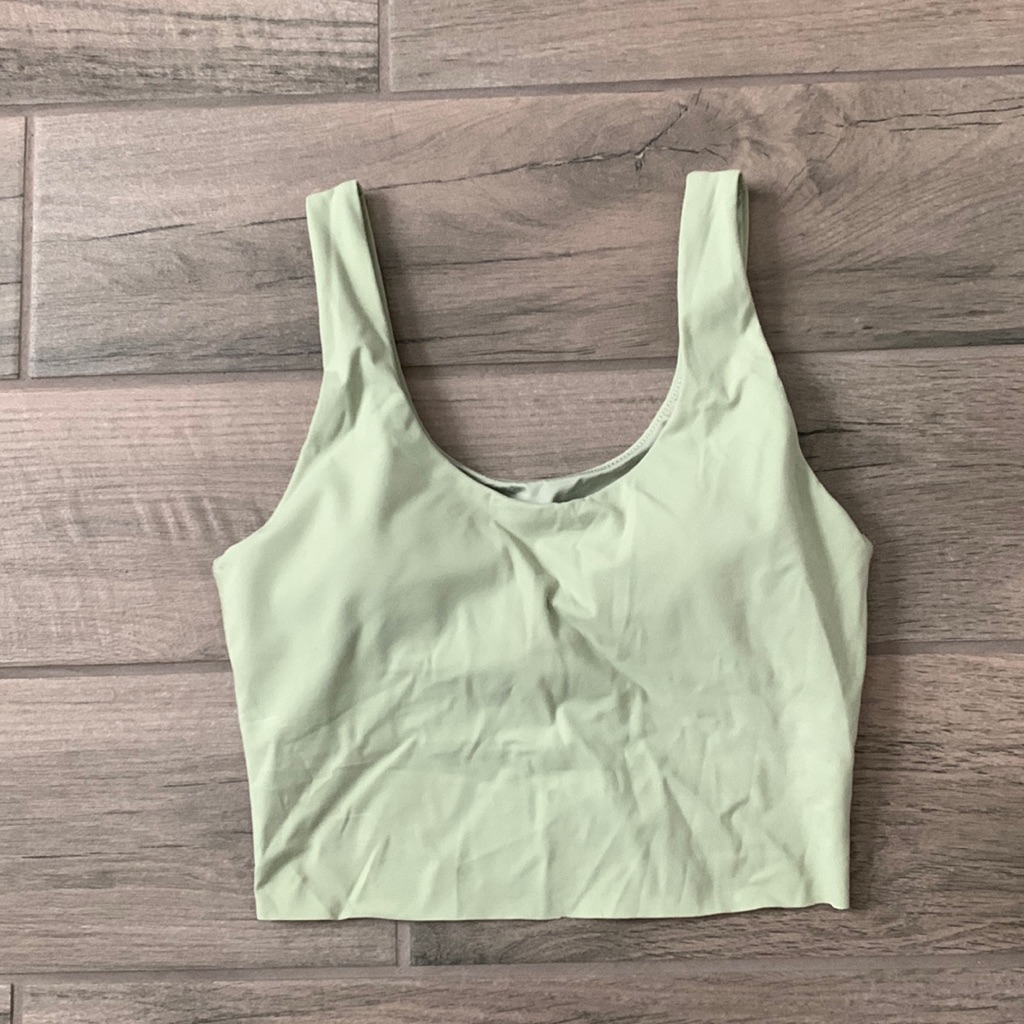 Style Runner Green Sports Bra